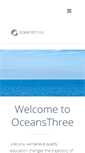 Mobile Screenshot of oceansthree.com