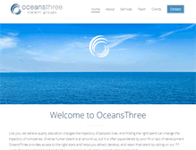 Tablet Screenshot of oceansthree.com